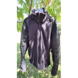 Veste bi-matière équitation safy noir Fouganza