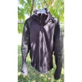 Veste bi-matière équitation safy noir Fouganza