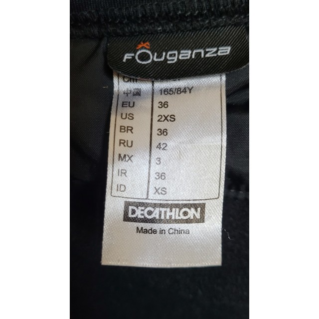 Veste bi-matière équitation safy noir Fouganza