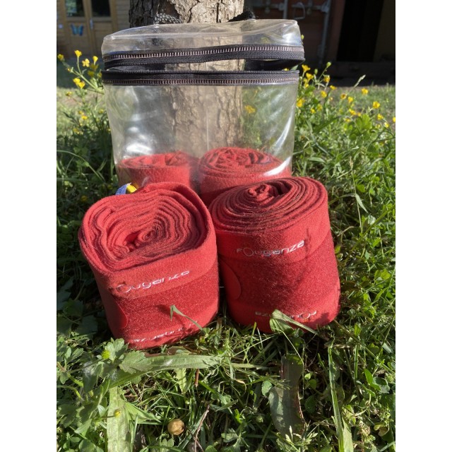 Bandes de polo rouge