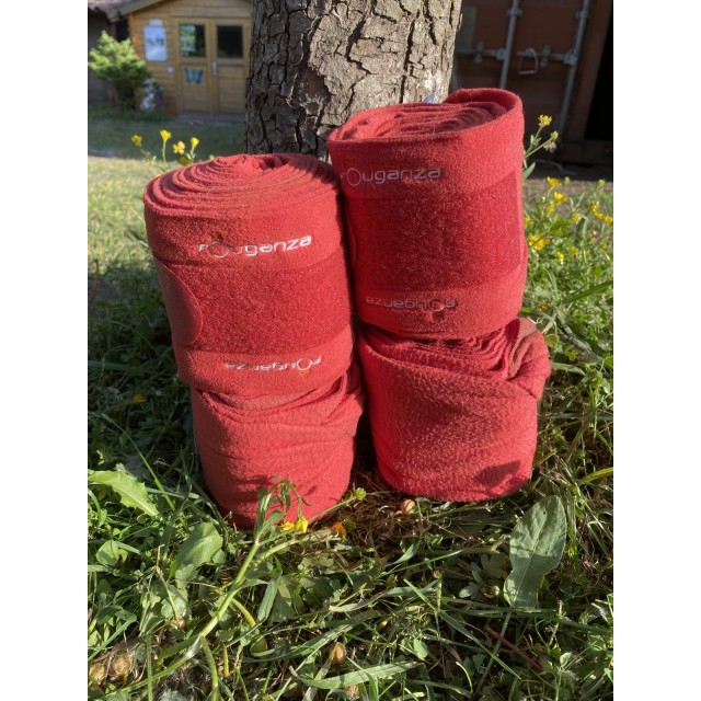 Bandes de polo rouge