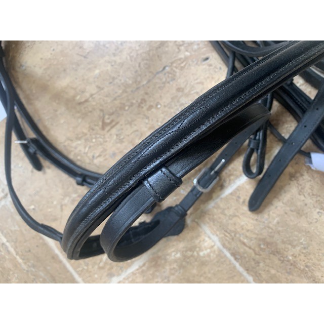 Bride Antarès taille poney muserolle renforcée + 1 paire de rênes