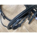 Bride Antarès taille poney muserolle renforcée + 1 paire de rênes