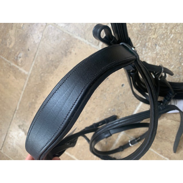 Bride Antarès taille poney muserolle renforcée + 1 paire de rênes