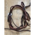 Bride Antarès taille poney muserolle renforcée + 1 paire de rênes