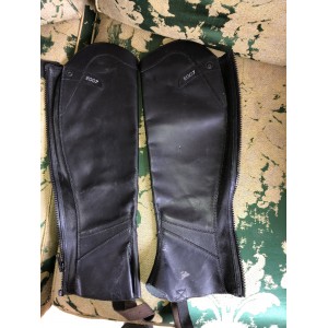 Chaps cuir noir Ego7