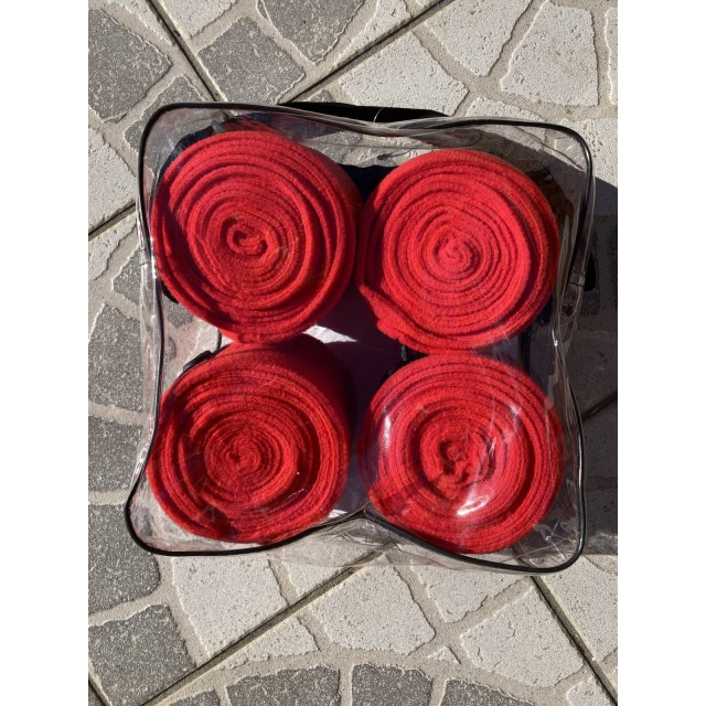 Bandes de polo ajustable rouge