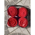 Bandes de polo ajustable rouge