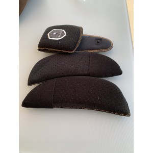 Bombe samshield marron et or