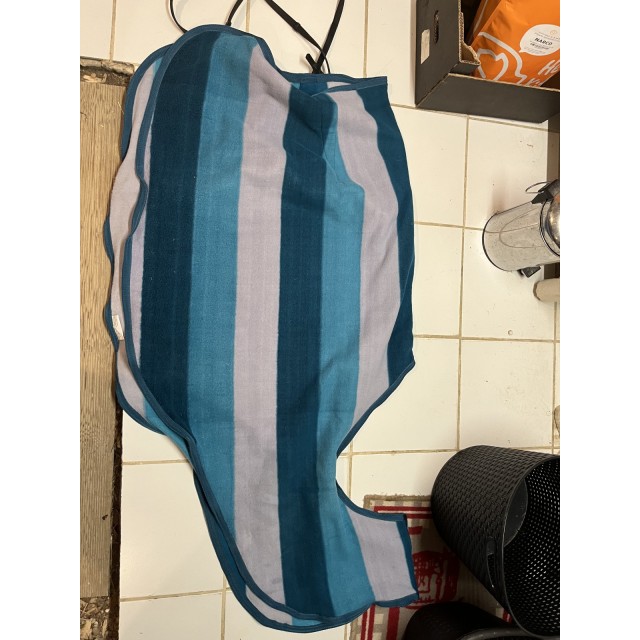 Couvre reins polaire bleu