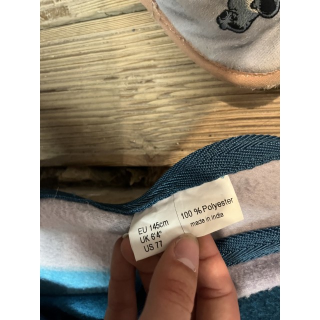 Couvre reins polaire bleu