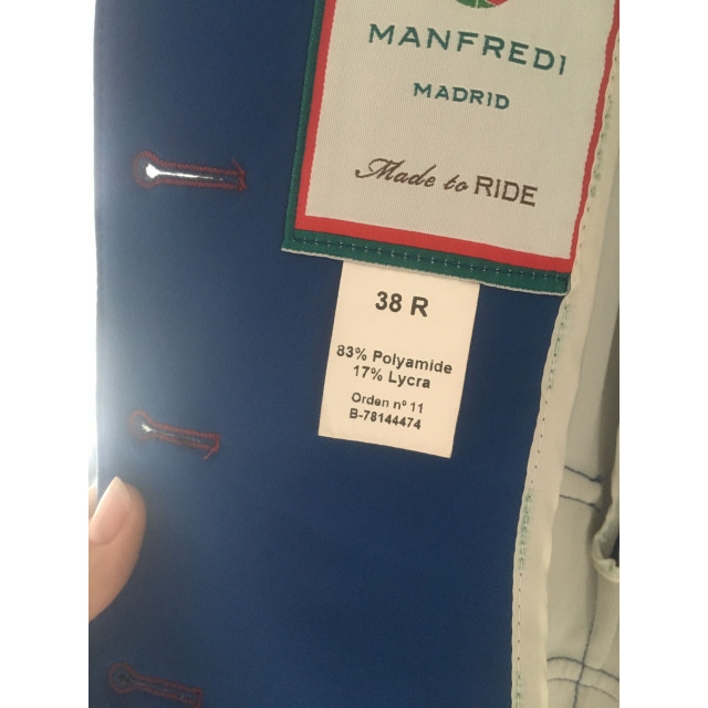 Veste de concours manfredi 38R