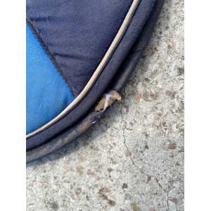 Tapis d’équitation bleu et bleu marine