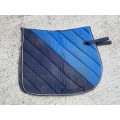 Tapis d’équitation bleu et bleu marine
