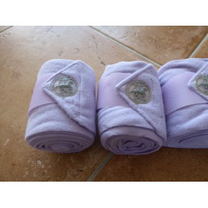 BANDES POLO VIOLET CHEVAL