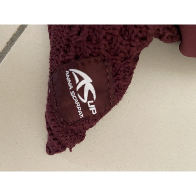 Bonnet long bordeaux