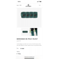 (négociable) Bandes de polo Velvet Kentucky vert sapin
