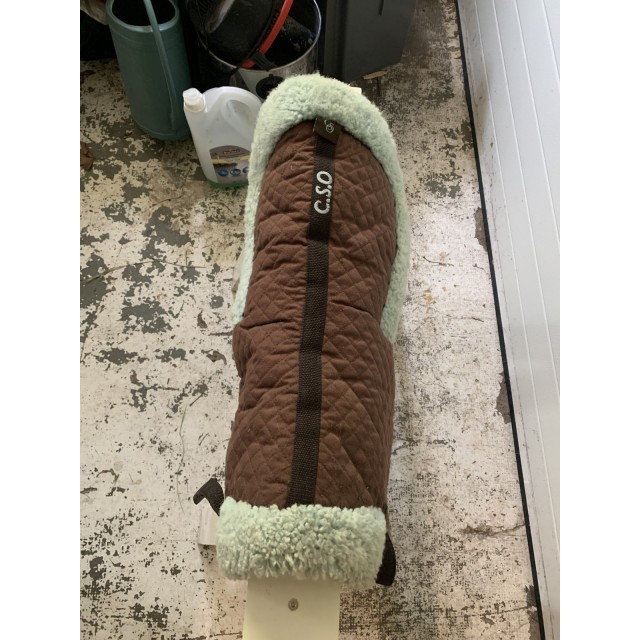 amortisseur cso taille petit cheval bleu et chocolat