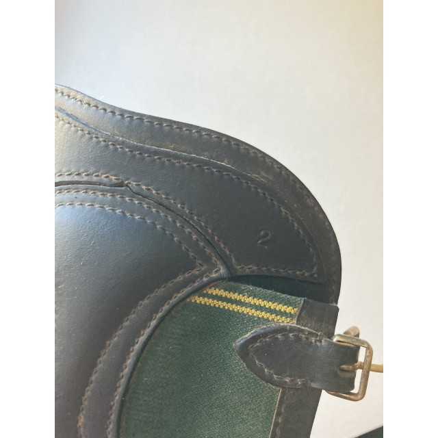 Guêtres noires cuir devoucoux