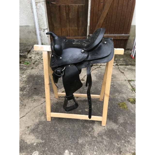 Lot de 2 selles western et randonnée