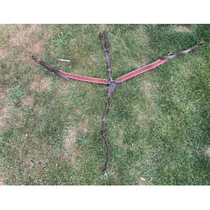 Collier de chasse à élastique bordeaux