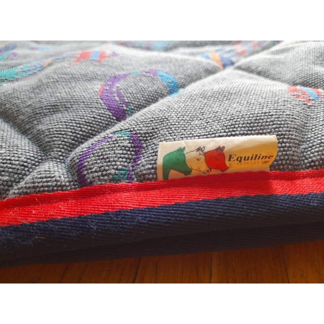 Tapis equiline avec motifs