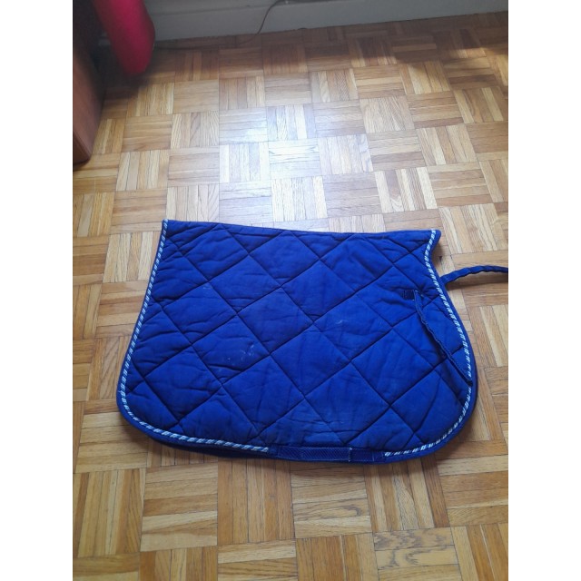 Tapis equitheme bleu marine