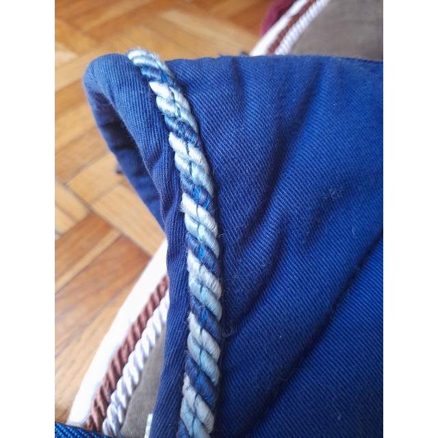 Tapis equitheme bleu marine