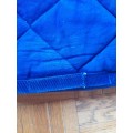 Tapis equitheme bleu marine