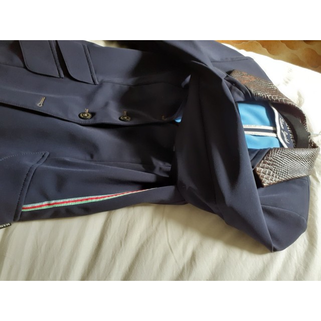 Veste Manfredi bleu marine t40+ 2colzms