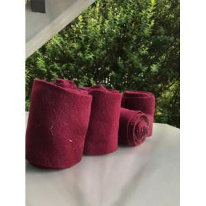 bandes de polo bordeaux