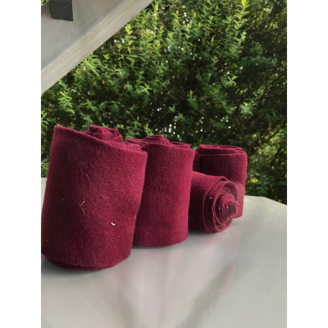 bandes de polo bordeaux