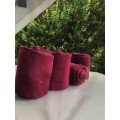 bandes de polo bordeaux