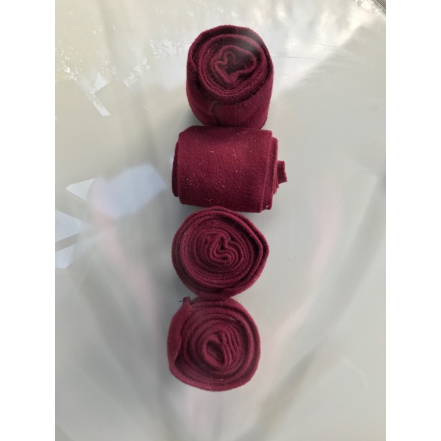 bandes de polo bordeaux