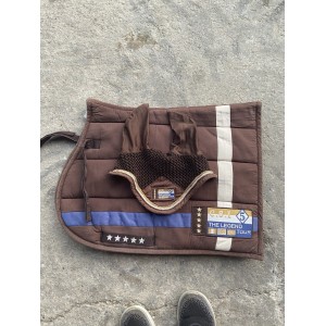 Ensemble tapis + bonnet equithème