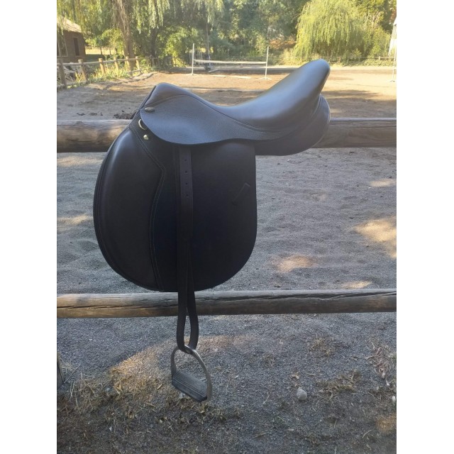 Selle mixte cuir 17,5 Éric Thomas