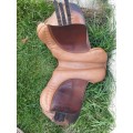 Selle mixte 17,5 cuir