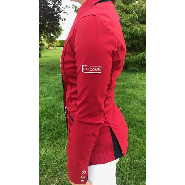 veste de concours harcour chiara rouge