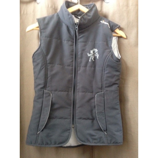 veste sans manches grise