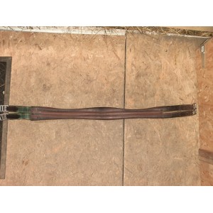 Sangle en cuir marron 125 cm