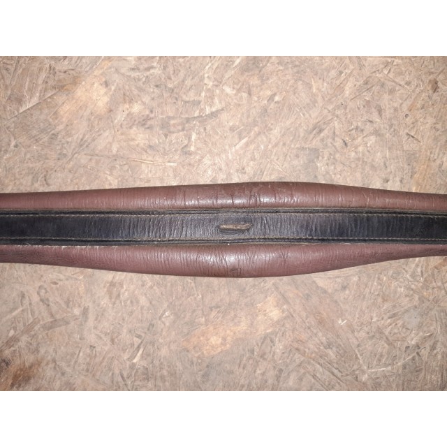 Sangle en cuir marron 125 cm