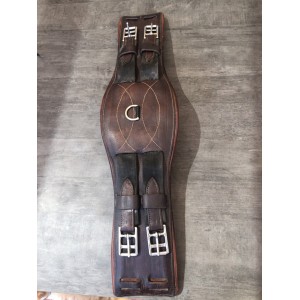 Sangle en cuir marron