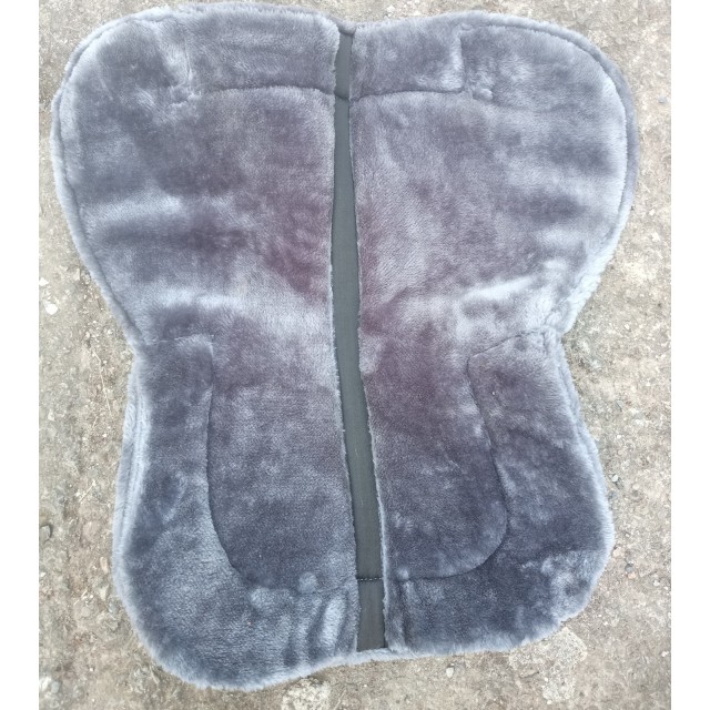 amortisseur mouton synthétique gris