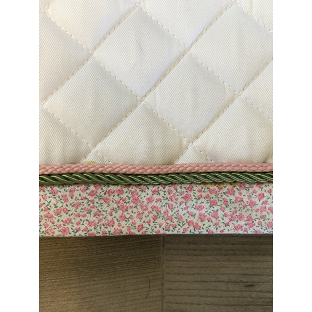 Tapis et bandes blanc/rose