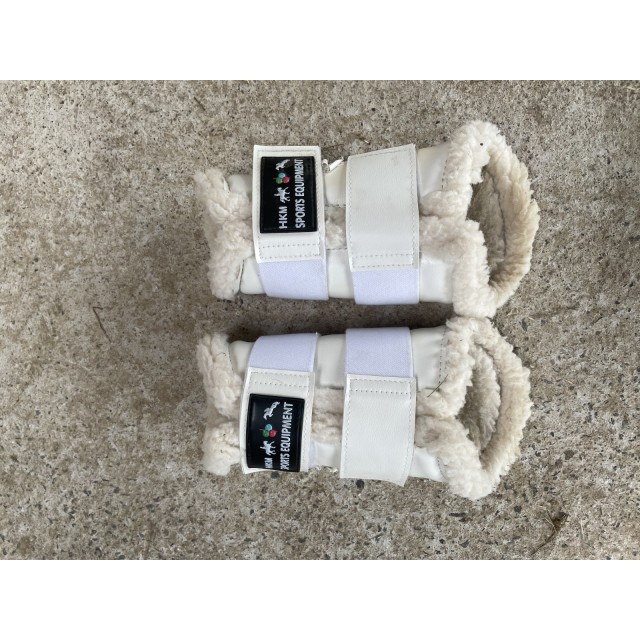 Guêtres de dressage blanches HKM