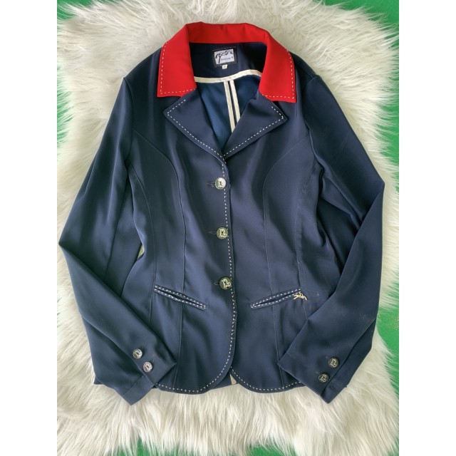 Veste de concours bleu Pénélope Leprevost