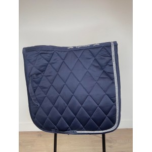 Tapis de dressage Equithème marine détails strass