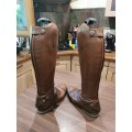 Bottes en cuir cousues italienne