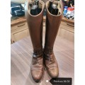 Bottes en cuir cousues italienne