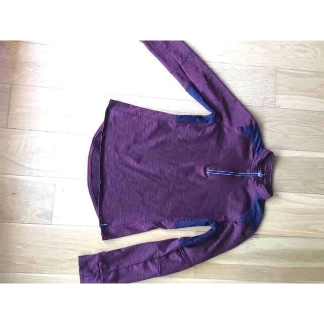 Polo bordeaux et bleu marine taille 12ans